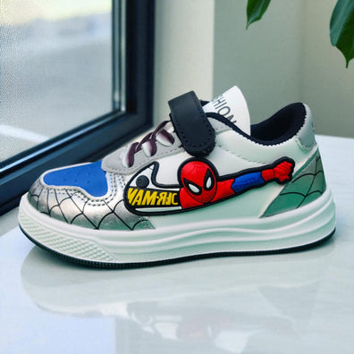 Spiderman BLack White Joggers Shoes 2753 A